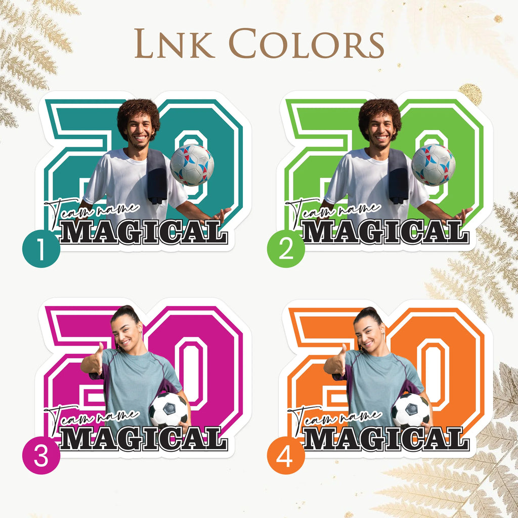 Custom Soccer Stickers (Waterproof Vinyl)
