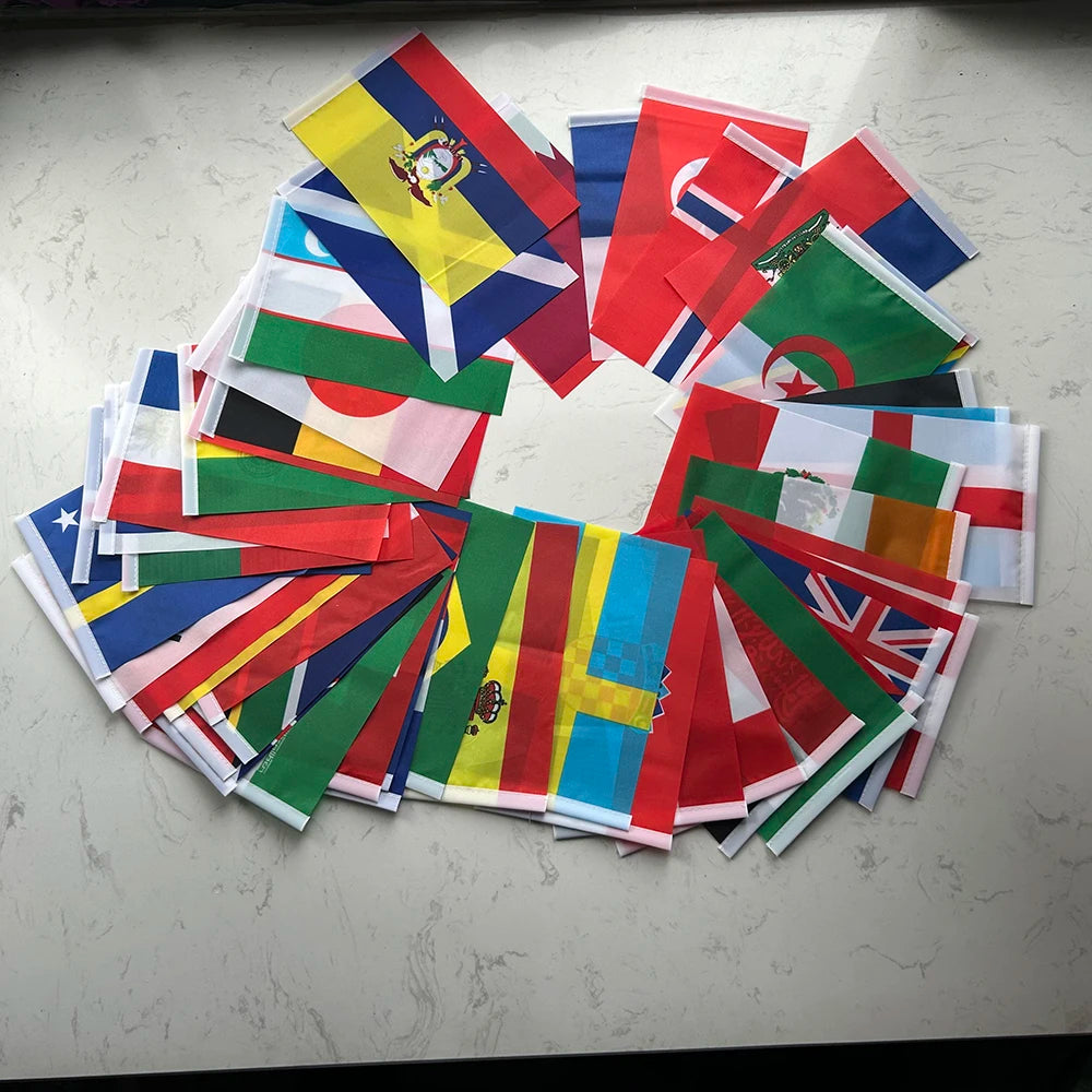 World Cup Country Flags Set – 48 pcs