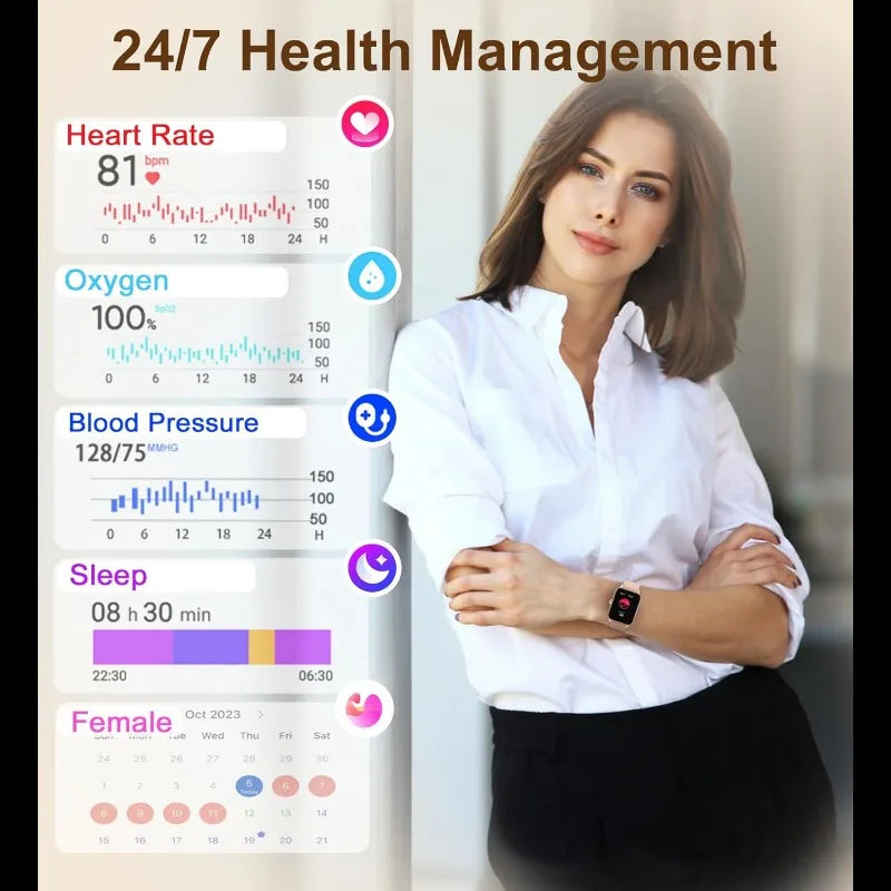 INNOFOVO Smartwatch 3 colors straps