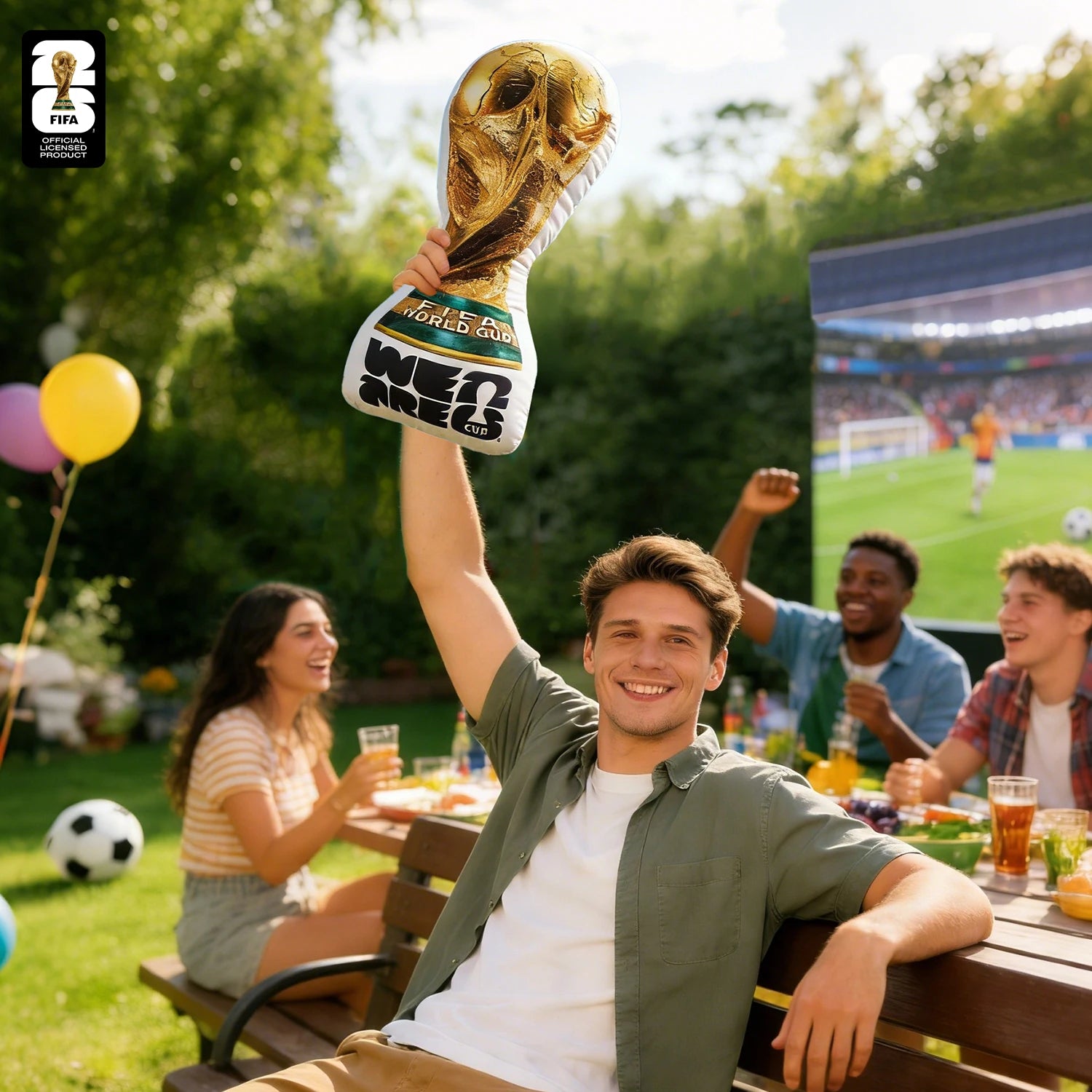 World Cup Trophy Plush Pillow