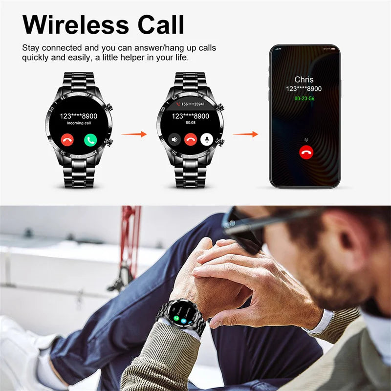 LIGE Steel Smartwatch