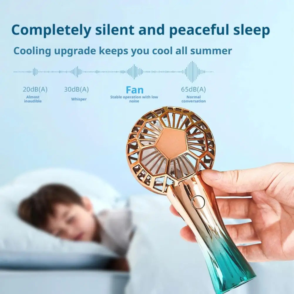 Portable Mini Fan – Handheld & USB Rechargeable