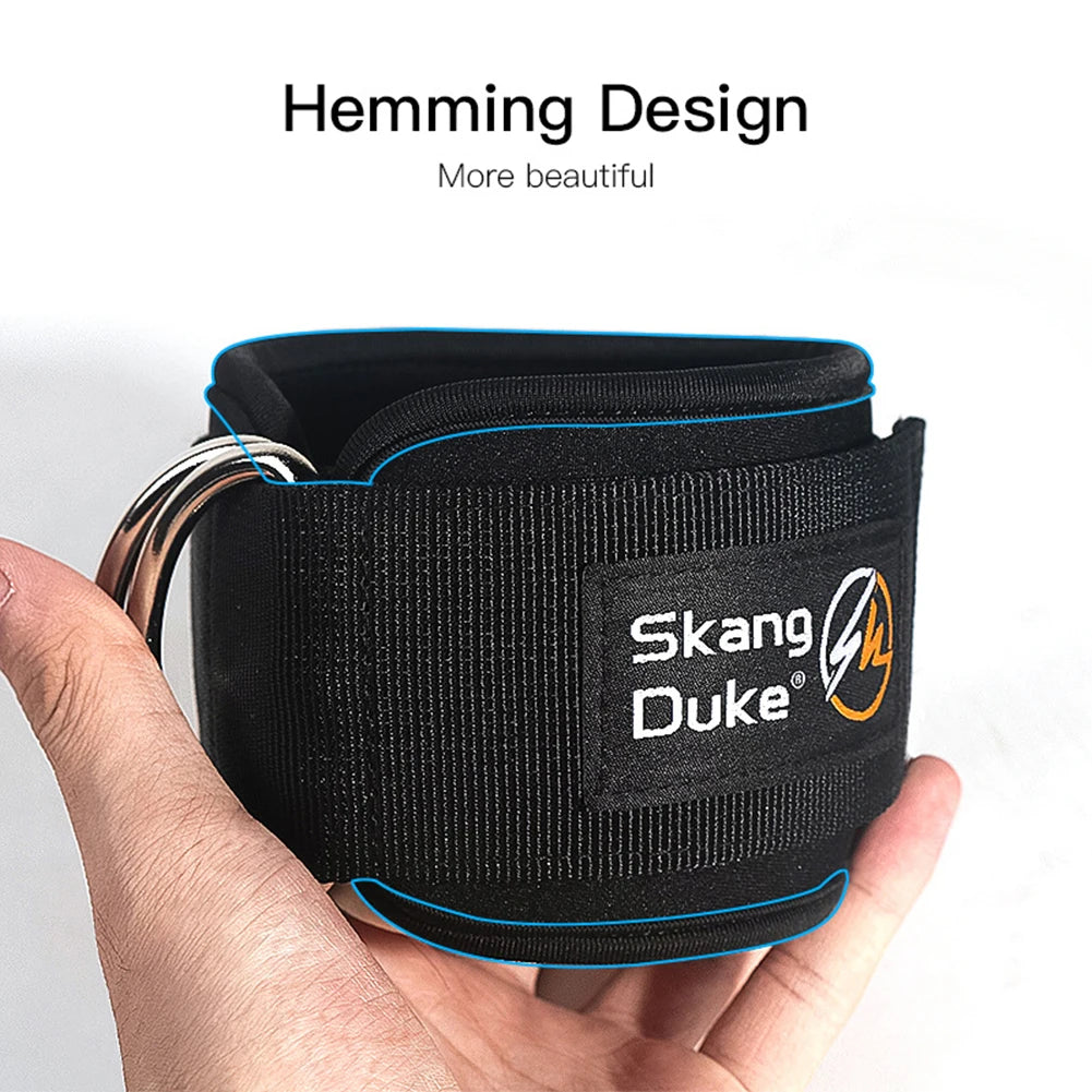 1/2Pcs Padded Ankle Straps Ankle Straps for Cable Machines D-Ring Comfortable Gym Pulley Anklet Fitness Anklet for Gym Pulley