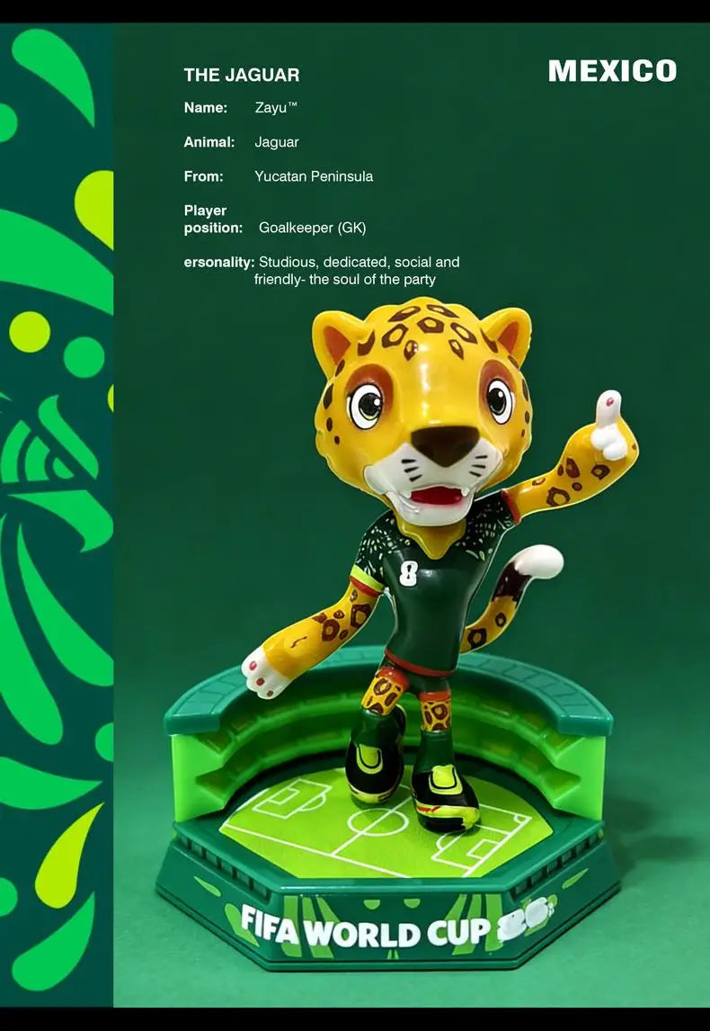 World Cup Mascot Collectible Set (3 Pieces)