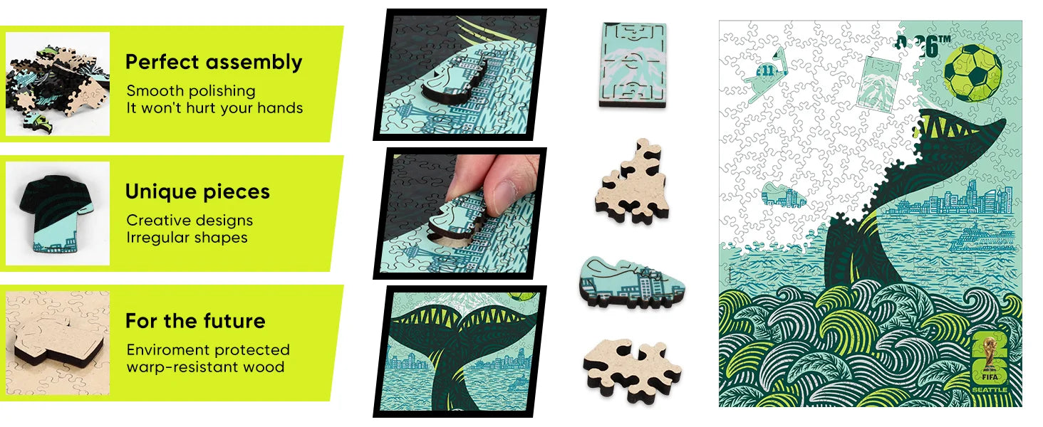 World Cup Wooden Puzzle – 200 Pieces