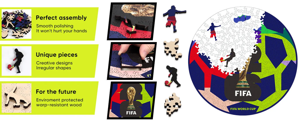 Football Wooden Puzzle – 200 Pieces