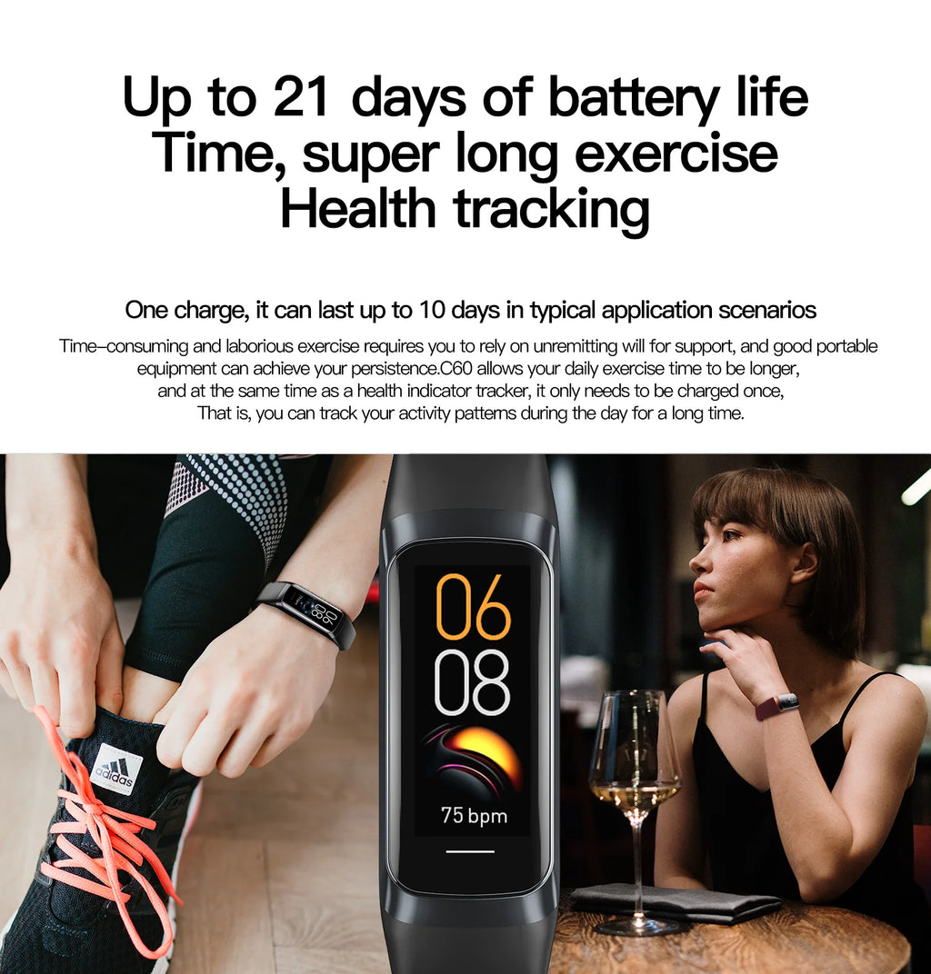 LIGE Amoled Smart Watch Men 2025 Smart Band Women Heart Rate Blood Smartwartch Waterproof Smart Bracelet Sport Fitness Tracker