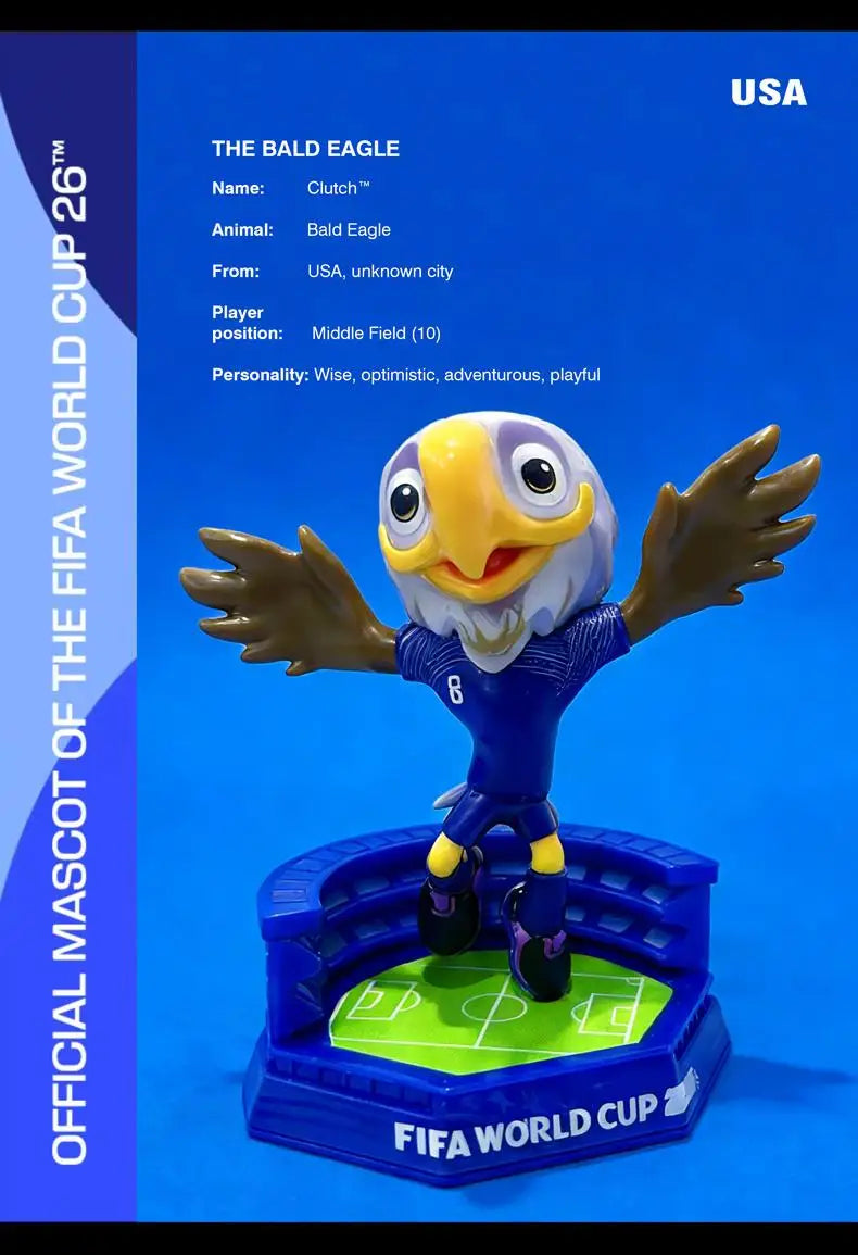 World Cup Mascot Collectible Set (3 Pieces)