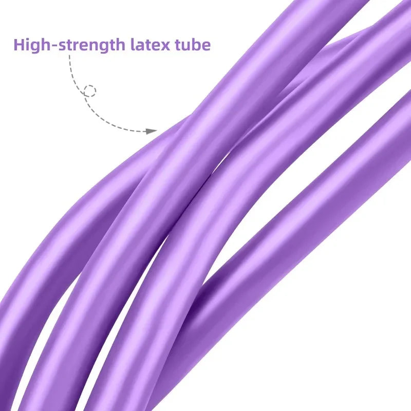 4-Level Resistance Band Tensioner with Non-Slip Handles - Home Fitness Equipment for Abdominal Muscle Training Yoga Abdominal