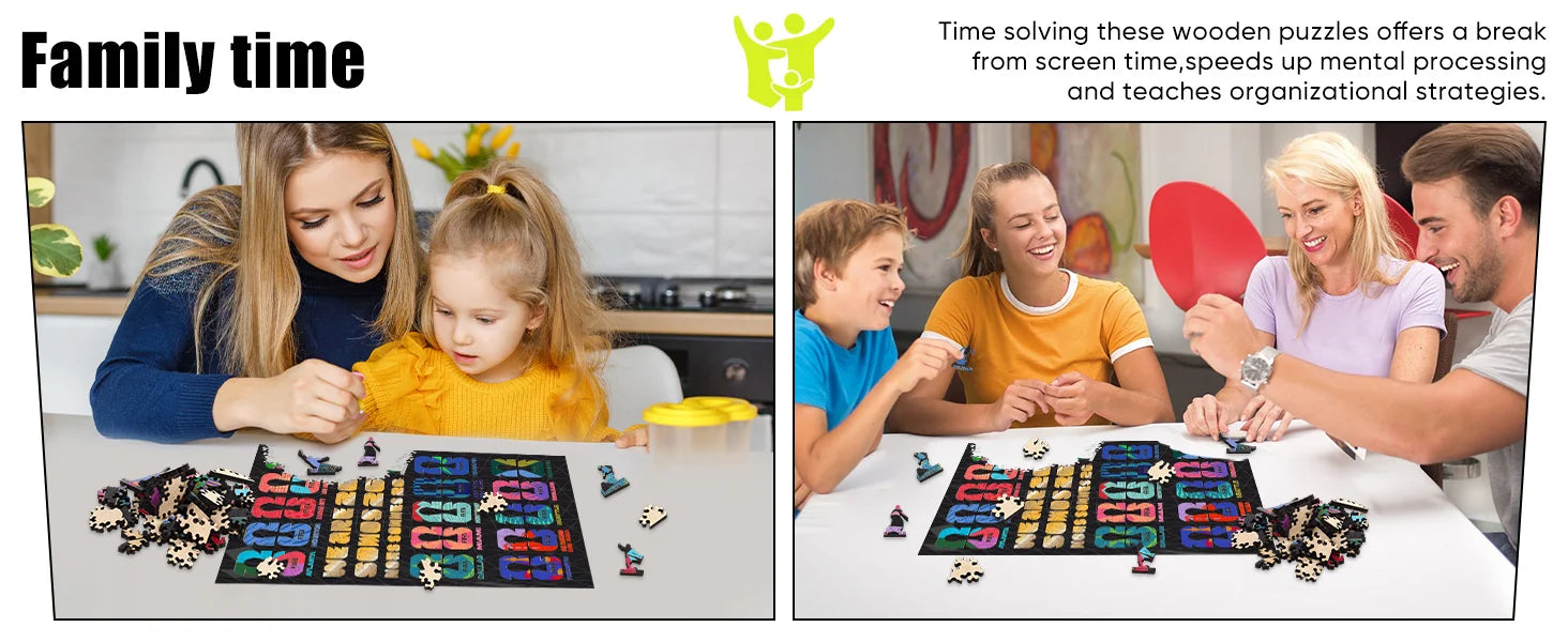 Cities Wooden Puzzle – 300 Pieces