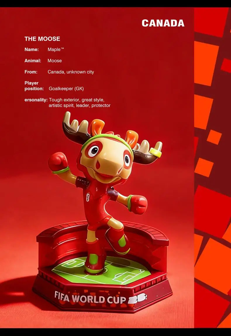 World Cup Mascot Collectible Set (3 Pieces)