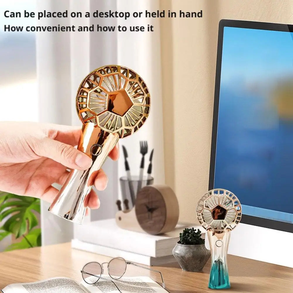 Portable Mini Fan – Handheld & USB Rechargeable
