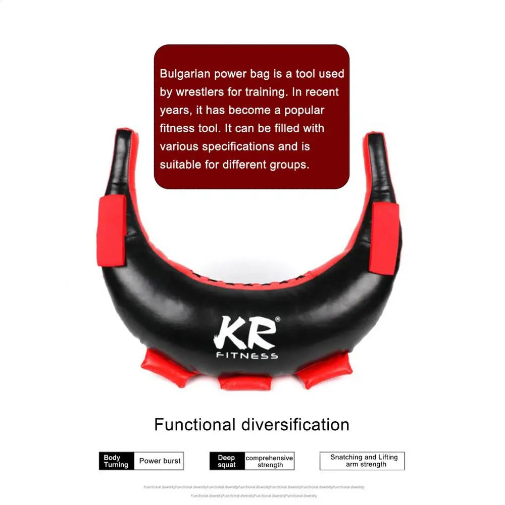 PU Boxing Training Bulgarian Power Bag Muay Thai Training Sand Sandbag 5-20kg MMA Boxing Power Bag Empty Bag Fitness Weight Bags