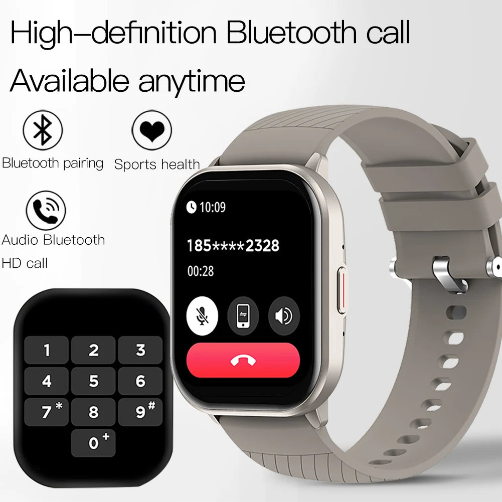 OLEVS 8206 Smart Watch Original Brand 2.01 Inch Full Touch Screen Sports Fitness Bluetooth  Smartwatch Compatible Android iOS