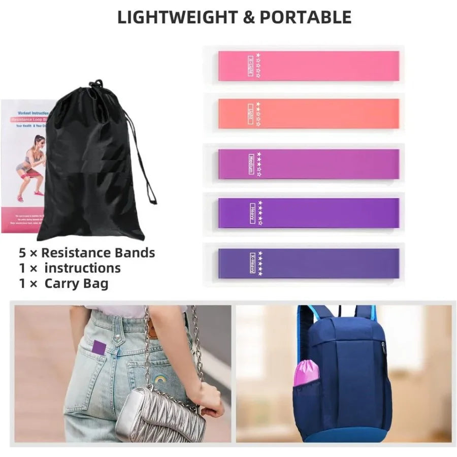 Resistance Loop Bands 5 pcs