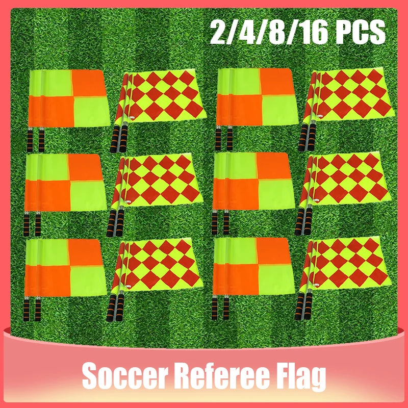 Soccer Referee Flag Set – Multiple Pack Options