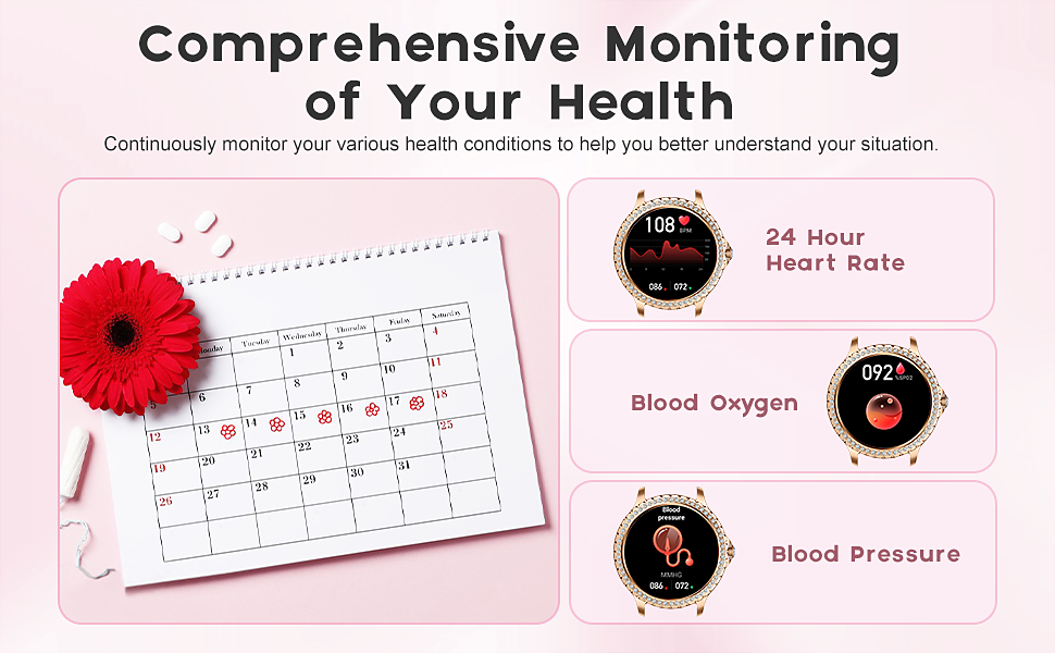 INNOFOVO Women's Smartwatch